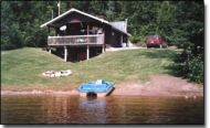 Chalet � louer Mont-Laurier - Chalet La D�tente Avec Foyer En Pierre Des Champs