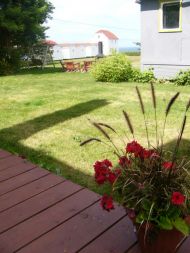 Arri�re de la maison