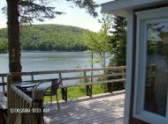 Chalet � louer Orford - Chalet Au Bord De L'eau-orford