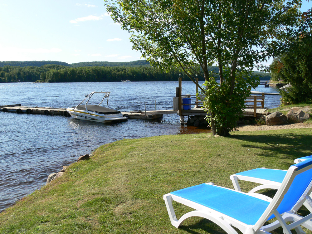 Chalet à louer Lanaudière Chalet En Bois Rond Au Lac Taureau