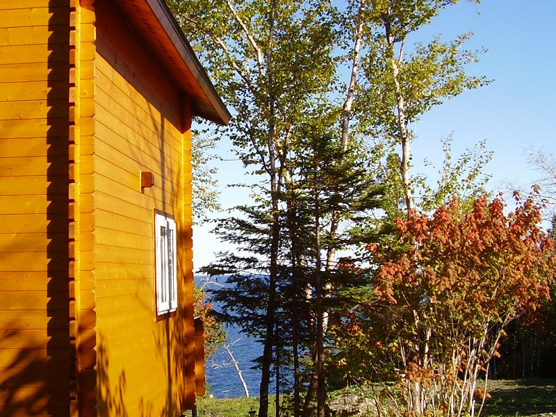 Chalet SainteAnnedesMonts, chalet Gaspésie Chalets domaine tourelle