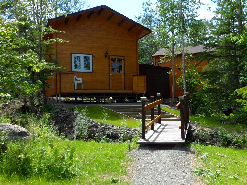 Chalet SainteAnnedesMonts, chalet Gaspésie Chalets domaine tourelle