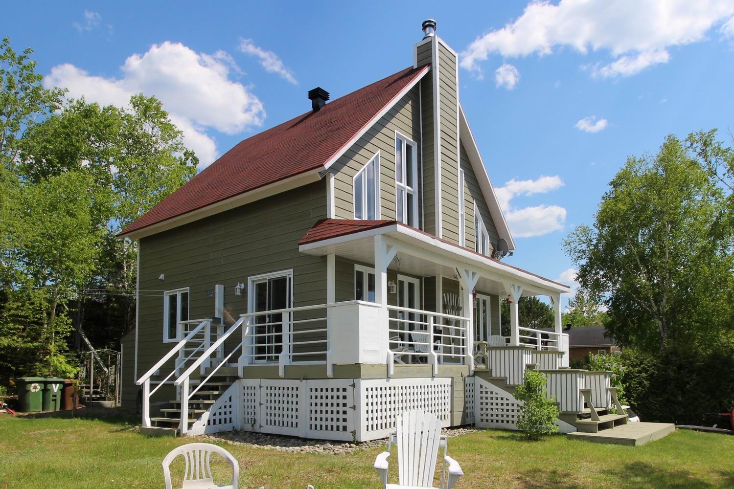 Chalet RivièreàPierre, chalet Région de Québec Au petit cap vert