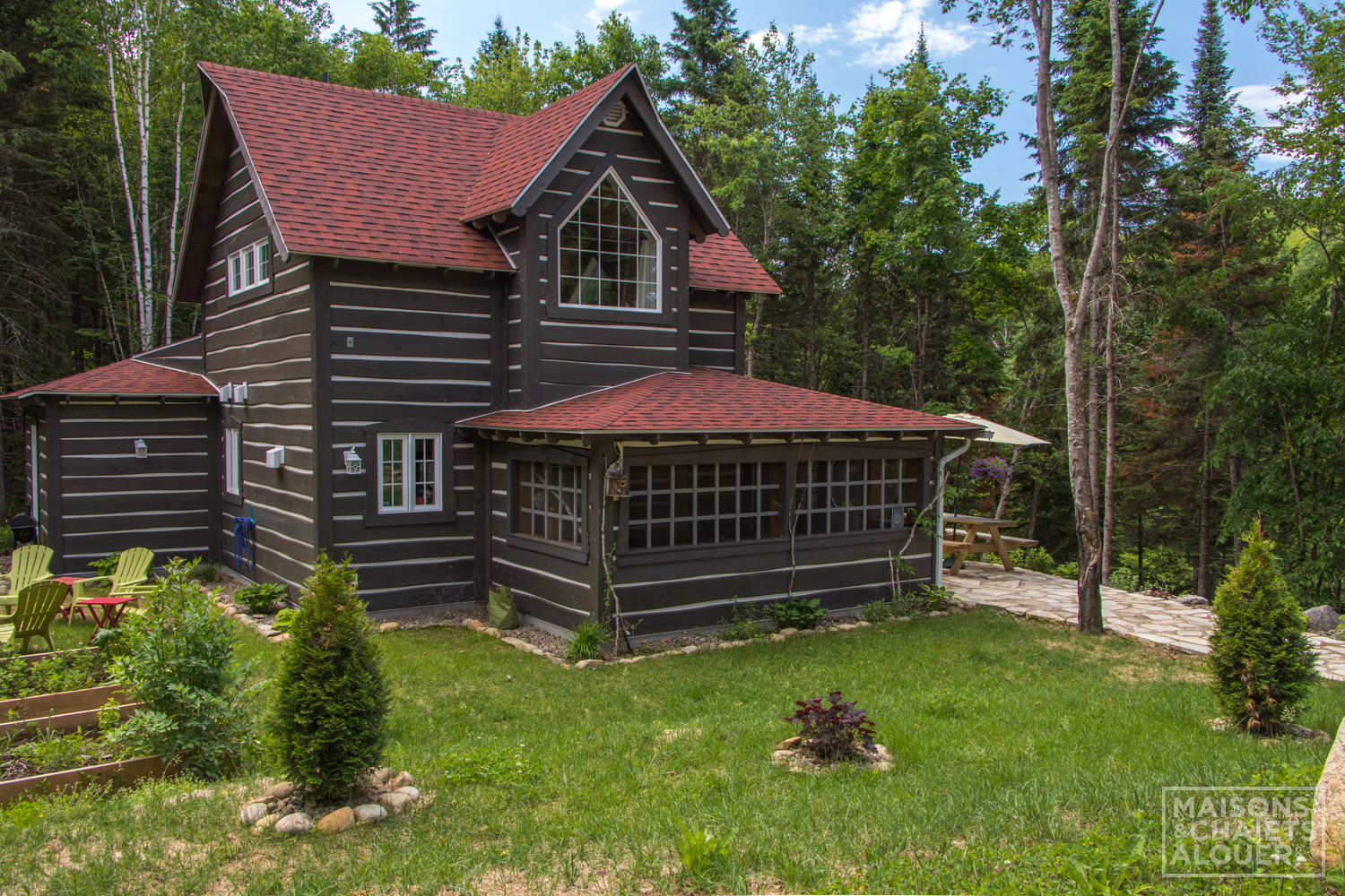 Chalet SaintAlexisdesMonts, chalet Mauricie La petite sorcière