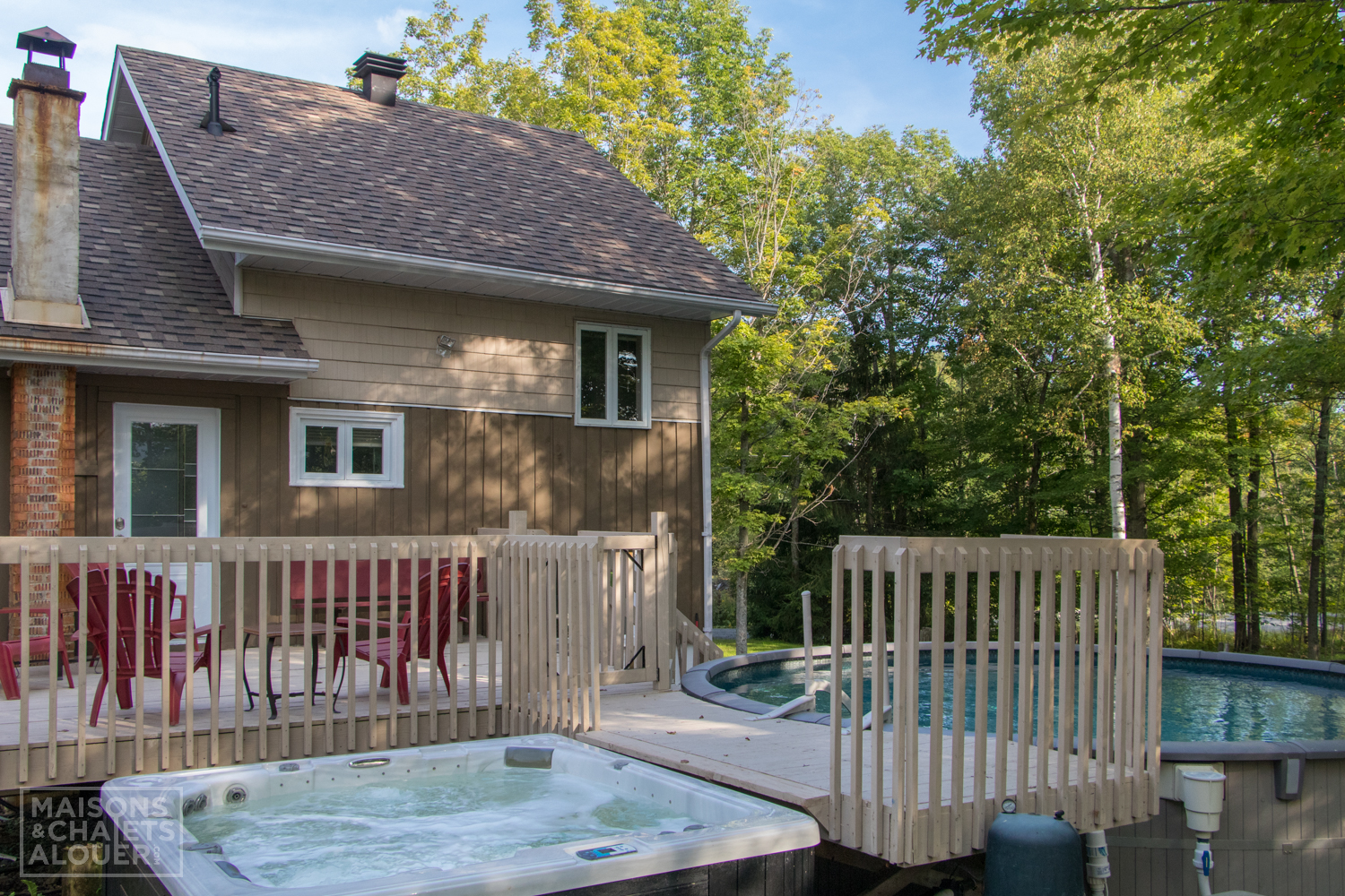 Chalet SaintDenis de Brompton, chalet CantonsdeL'est/Estrie Au ranch