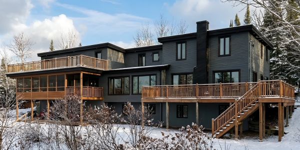 Chalet à louer en bois rond Laurentides