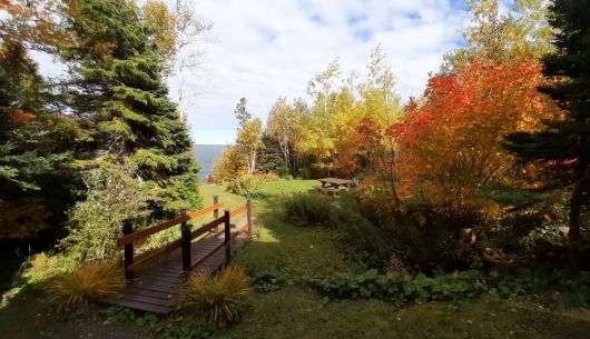 Vue de la galerie du chalet #3