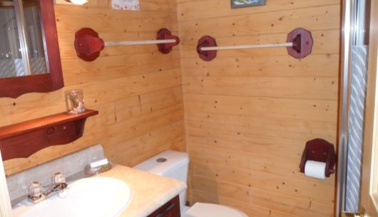 Salle de bain privée du chalet #3