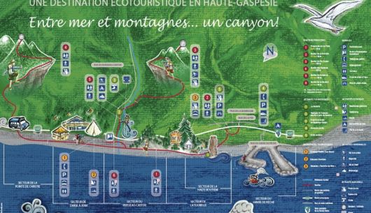 Sentiers pédestres du Parc côtier du Ruisseau-Castor accessibles directement à partir de la plage