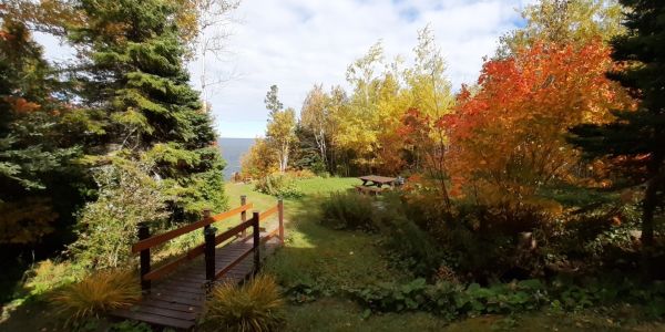 Vue de la galerie du chalet #3