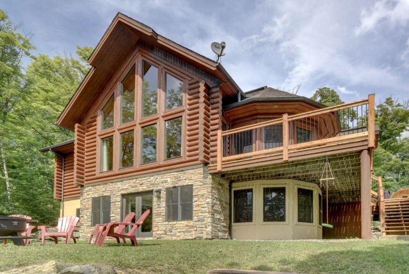 Chalet à louer L'aigle Bord De L'eau Avec Spa