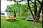 Chalet à louer Chalet Au Bord De L'eau - Lac Memphrémagog Une belle plage avec quai et 2 kayaks fournis