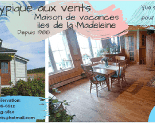 Chalet à louer Îles-de-la-Madeleine