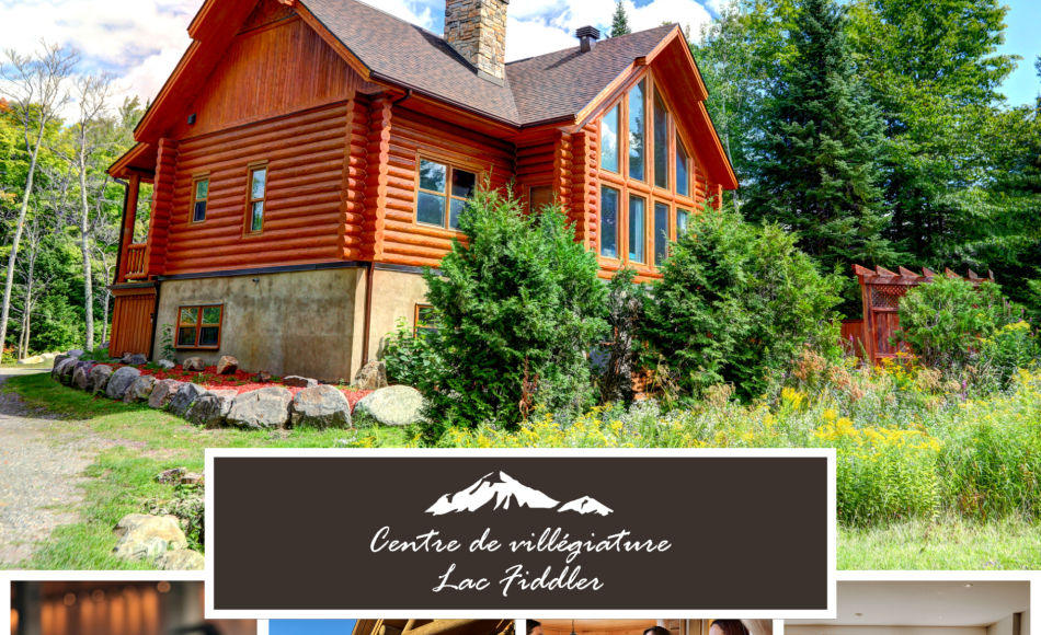Chalet à louer en bois rond Laurentides