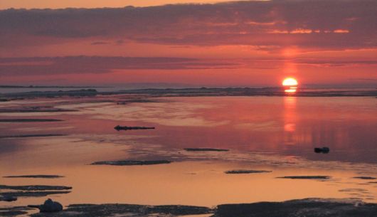 Hiver vue de l'emplacement