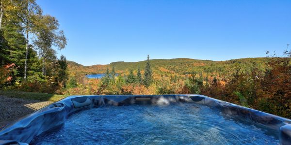 Chalet à louer en bois rond Lanaudière