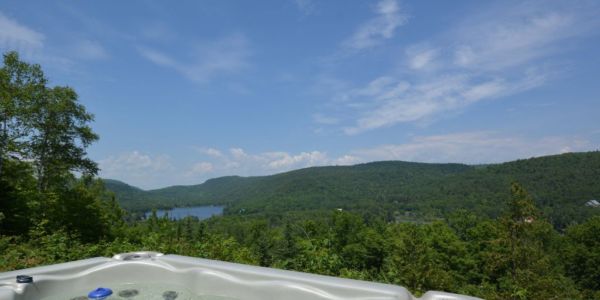 Chalet à louer en bois rond Lanaudière