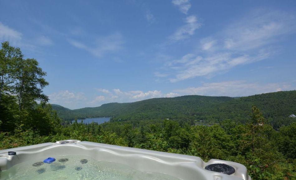 Chalet à louer en bois rond Lanaudière