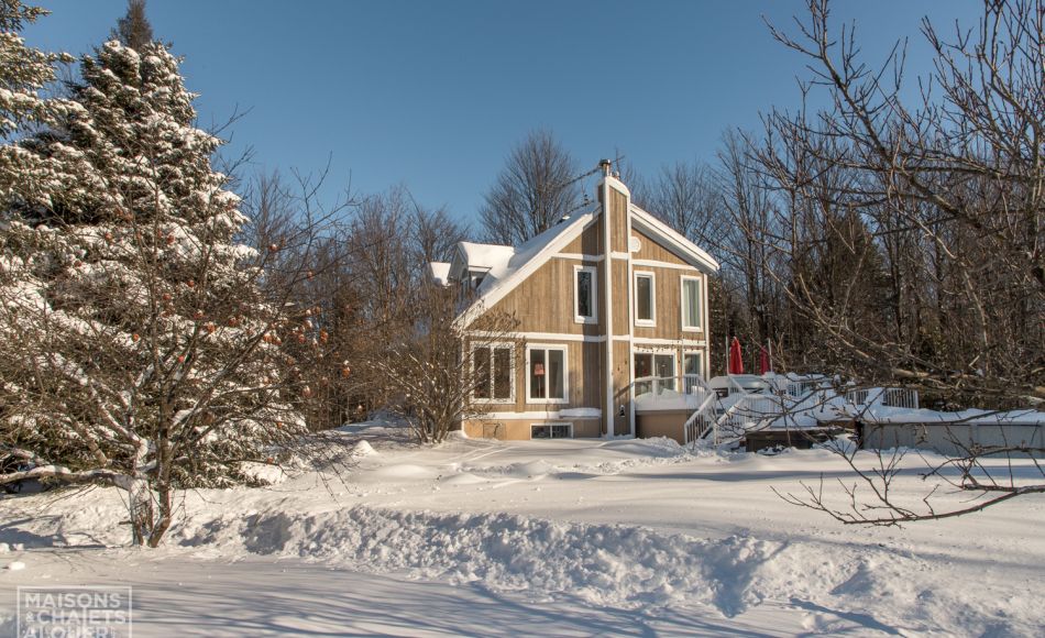 Chalet à louer en bois rond Montérégie