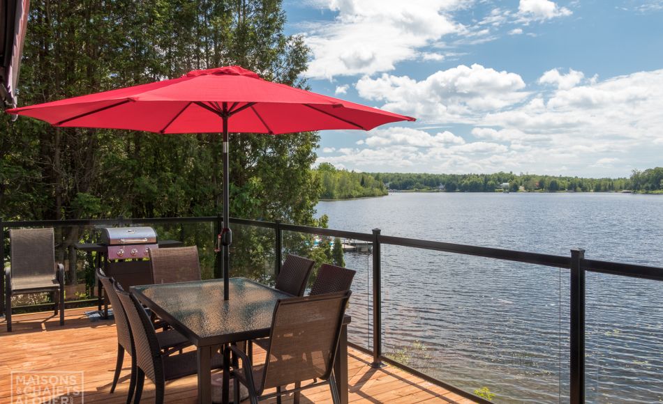 Chalet à louer en bois rond Cantons-de-l'Est / Estrie