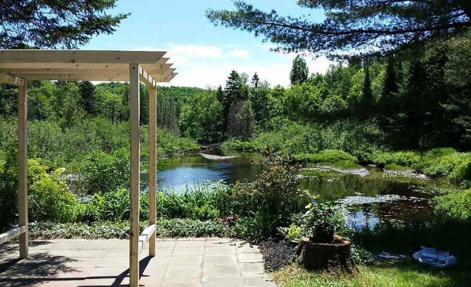 Chalet à louer en bois rond Laurentides
