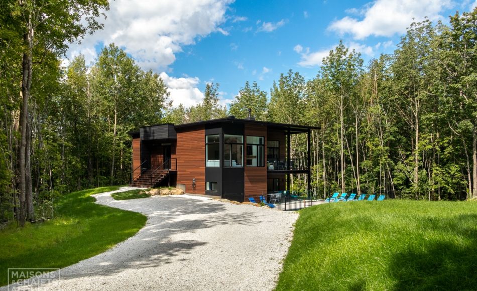 Chalet à louer en bois rond Cantons-de-l'Est / Estrie