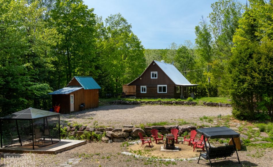 Chalet à louer en bois rond Lanaudière