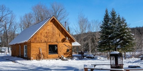 Chalet à louer en bois rond Lanaudière