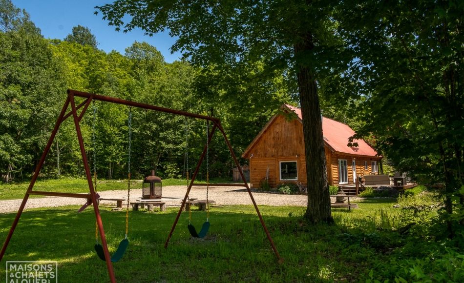 Chalet à louer en bois rond Lanaudière