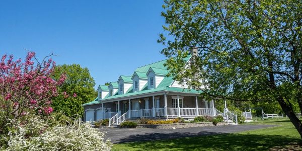 Chalet à louer en bois rond Centre-du-Québec