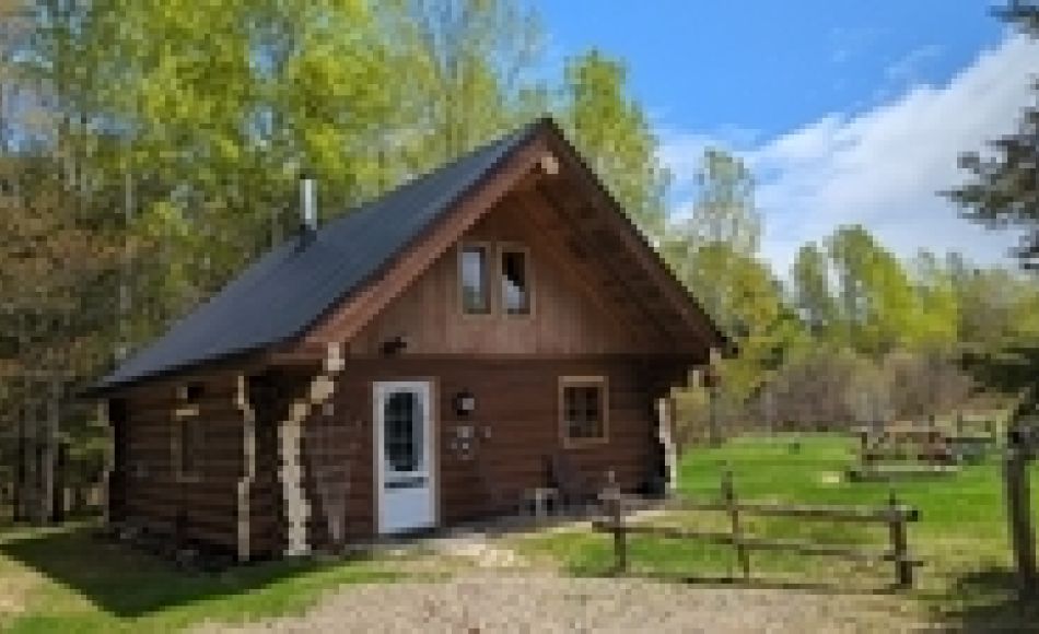Chalet à louer en bois rond Lanaudière