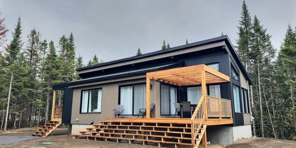 Chalet à louer en bois rond Région-de-Québec