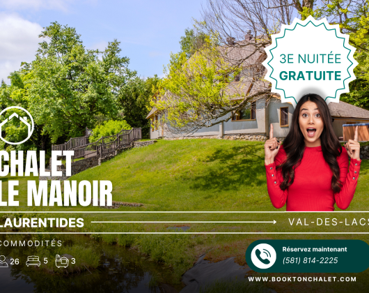 Chalet à louer Laurentides