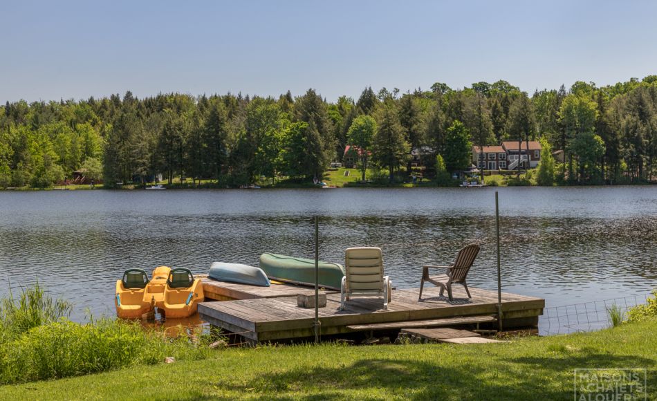 Chalet à louer en bois rond Cantons-de-l'Est / Estrie